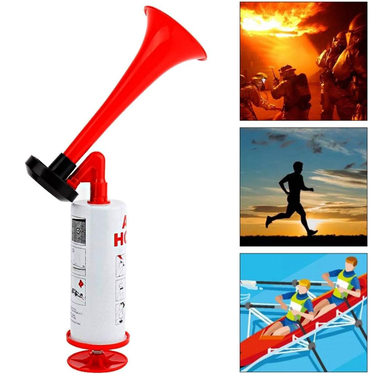 Kiuiom Self-Defense Air Horn Tromba Portatile for Nautica Eventi Sportivi