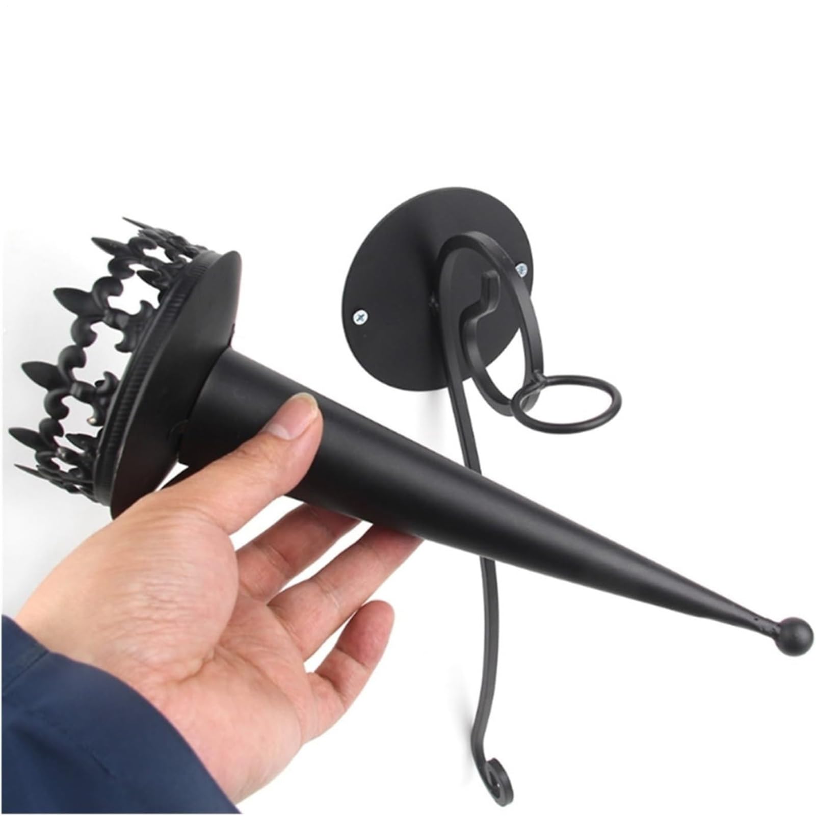 Portacandele da parete – Portacandele decorativo a colonna, multiuso, per camera da, soggiorno e decorazione per la casa, elegante e funzionale accessorio per candele da parete
