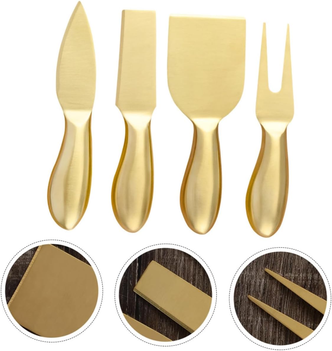 Ergonomic Cheese Knife Set Cheese Grater Block Slicer Knife Fork Tools Rust-proof Stainless Steel