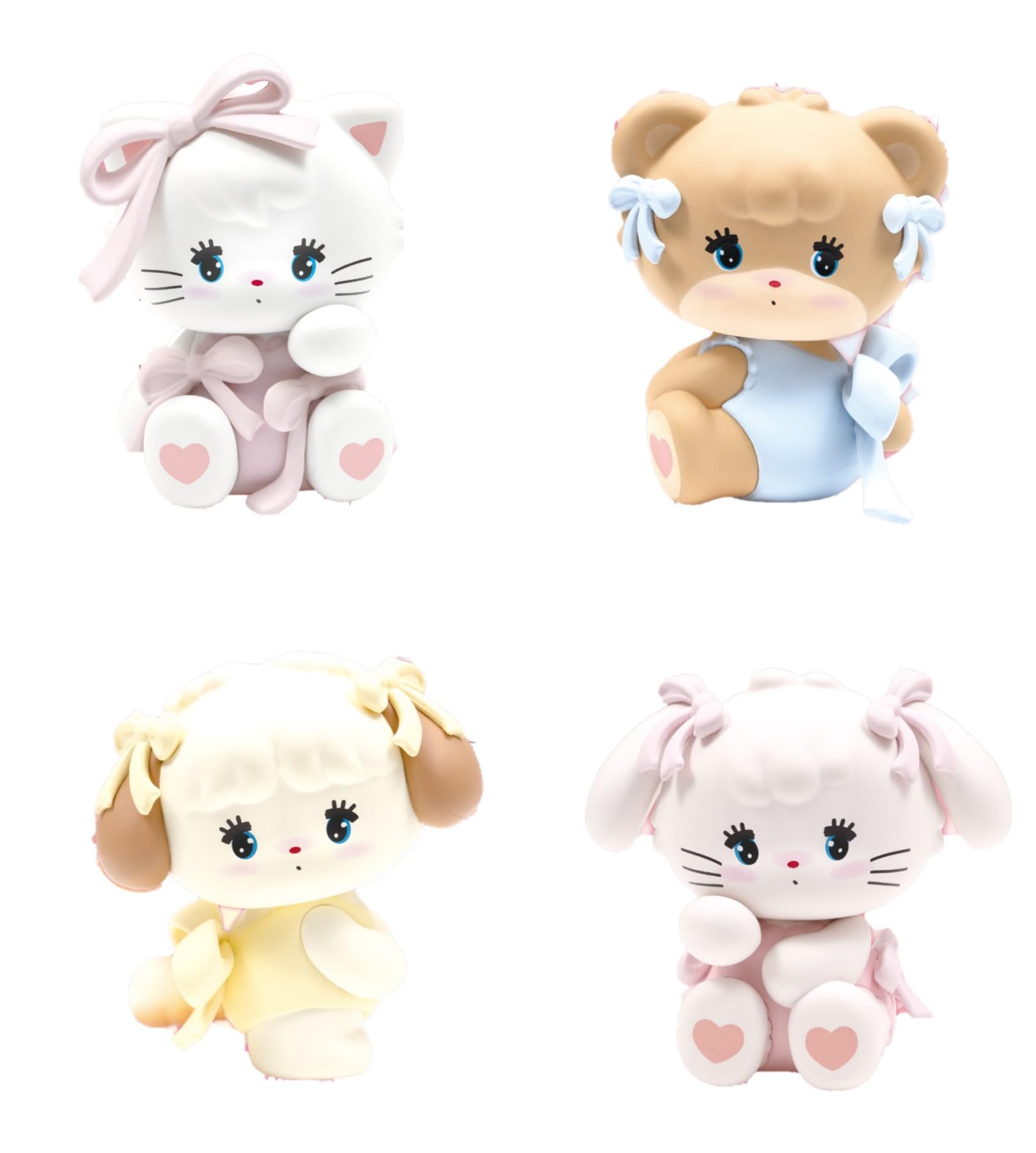 Amazon | mikko characters マスコットフィギュア[全4種セット