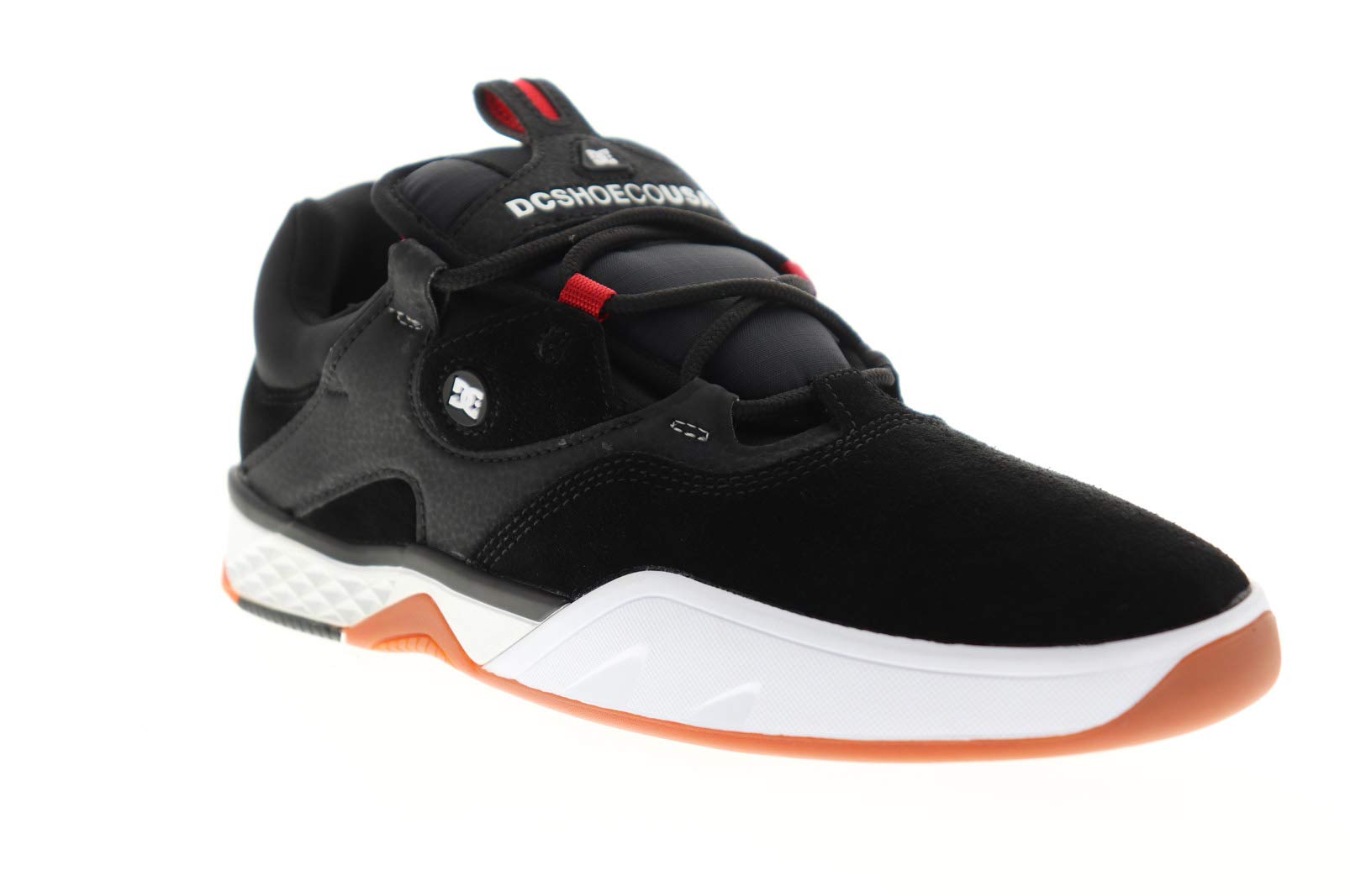 DC Men's Kalis S Shoes,11.5D,Black/White/Red