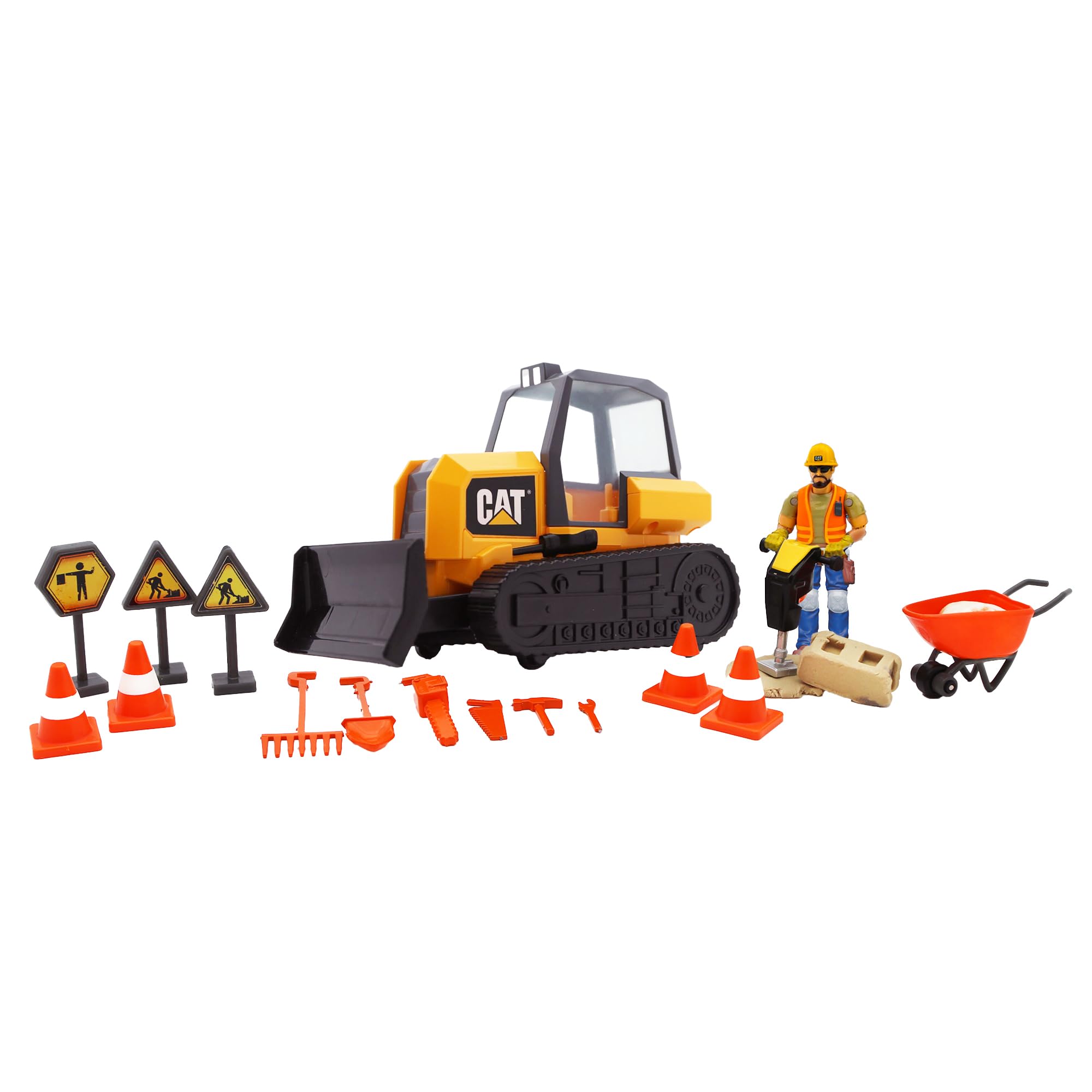 CAT WORKFORCE BULLDOZER ACTION SET, Yellow