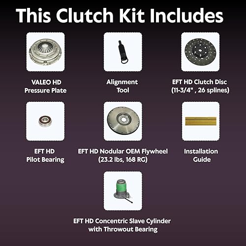 Miniatura 2 de VALEO-EFT KIT DE EMBRAGUE + ESCLAVE + VOLANTE PARA CHEVY CAMARO SS Z28 V8 5TH 2010-2015