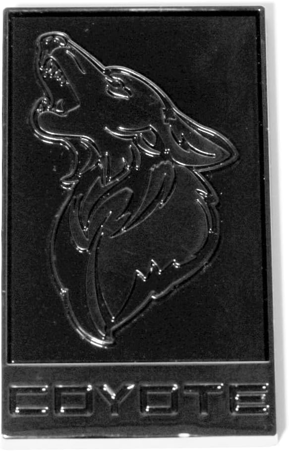 GT350 Style Coyote Badge (Both, Gunmetal)