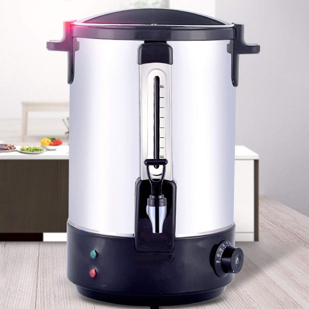Elektrischer Getränkespender, Wasserkocher aus Edelstahl, gewerbliche Kaffeemaschine, Wasserkocher mit Kontrollleuchte für Getränke – ideal für Partys