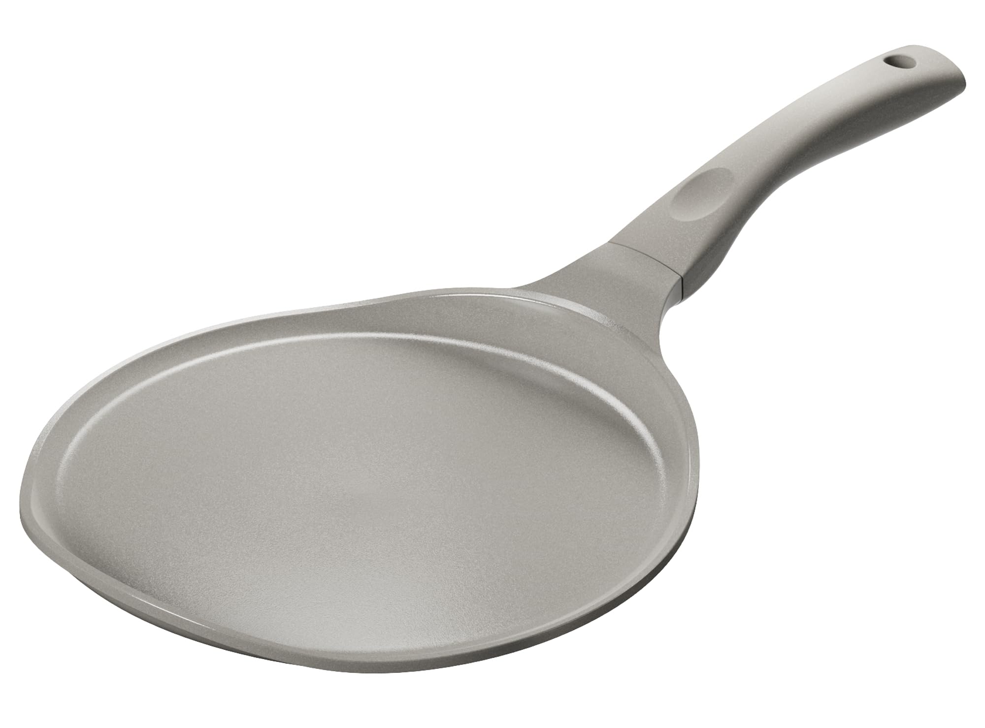 RedchefCrepe Pan Nonstick, 10 Inch Ceramic Flat Skillet Pan for Roti Dosa Tawa Comal Para Tortillas Pancake Pan for stove top, Induction Compatible, PFAS/PFOA/PTFE Free(Gray)Global Recycled StandardGlobal Recycled StandardGlobal Recycled Standard