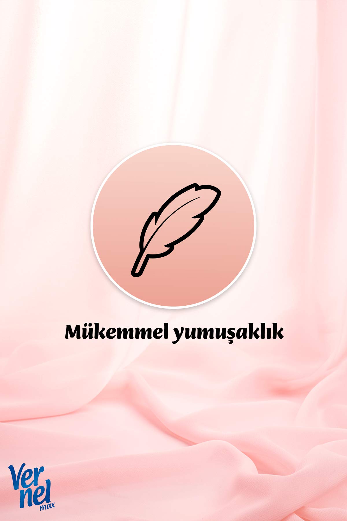 Vernel Max Konsantre Çamaşır Yumuşatıcısı 1200 ml 50 Yıkama Supreme Romance (3 paketi)