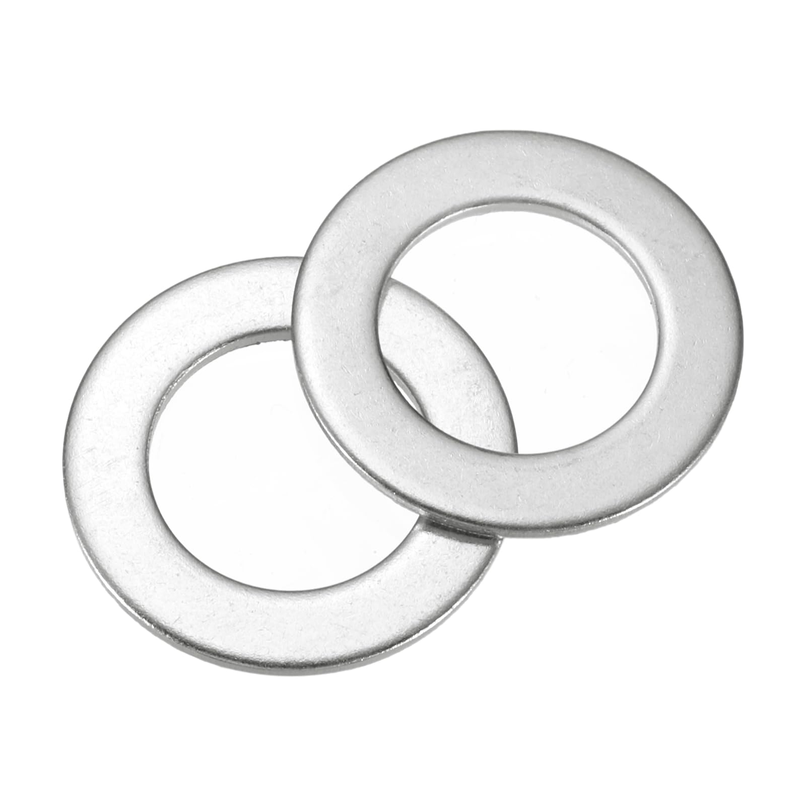 uxcell 60Pcs M14 304 Stainless Steel Flat Washers Plain Washer 14mm ID 20mm OD 1mm Thick Flat Spacers for Screws Bolts Garden Faucet Plumbing Repair,