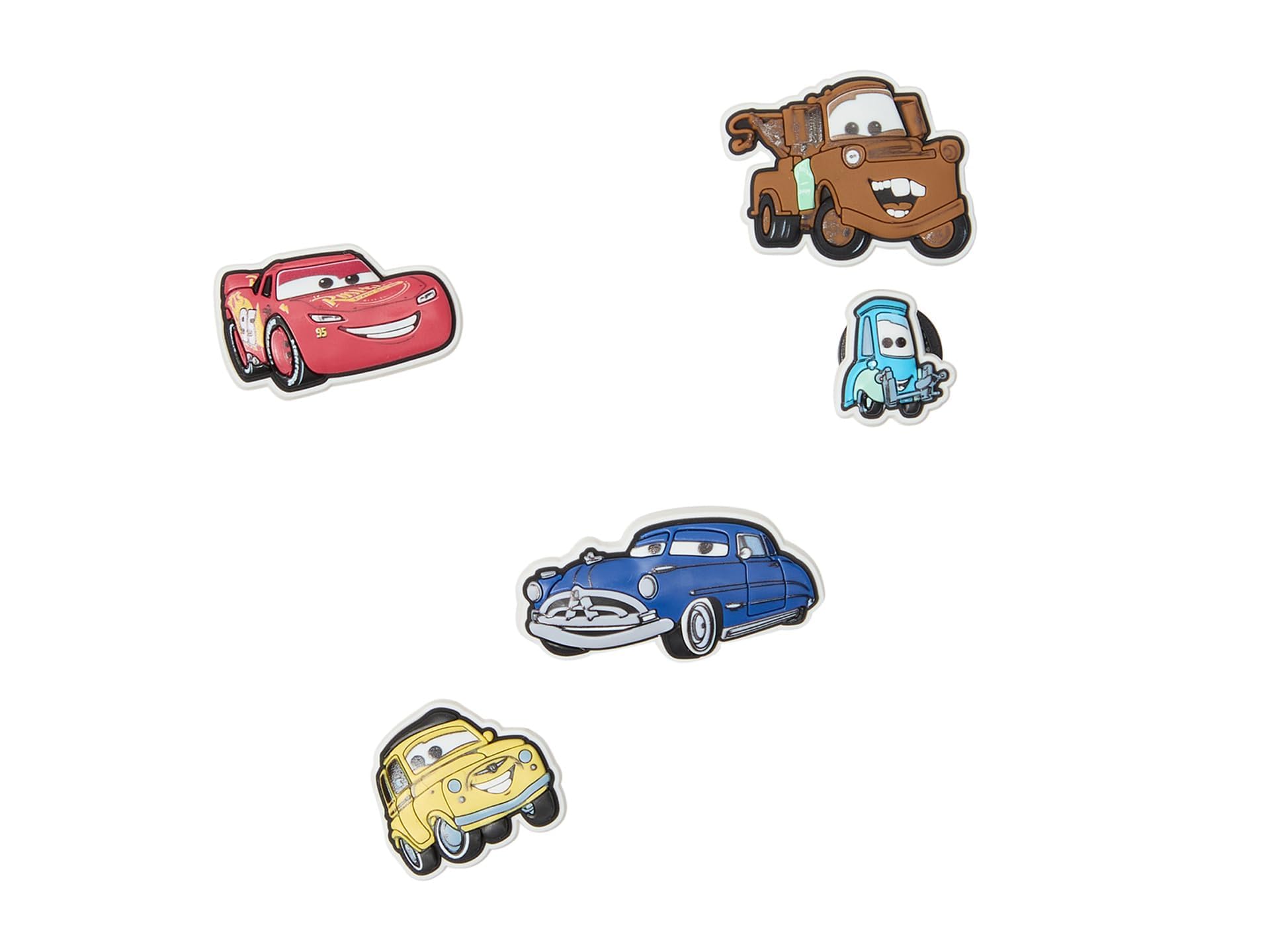 Crocs Jibbitz Movie & TV Show Shoe Charms, Pixar Cars, 5 Pack