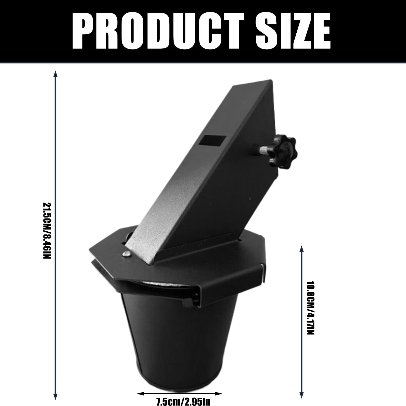 Seau d'égouttage jetable de grande capacité avec doublure en aluminium pour barbecue et pique-nique avec entonnoir