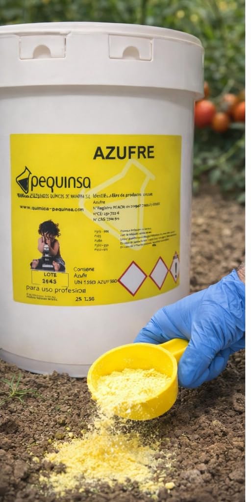 Azufre. Envase 20 kg.