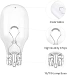 Lustaled 12V Low Voltage T5 Landscape Bulb, 12 Volt 4 Watt T5 T10 Wedge Base Landscape Light Bulbs Warm White 2700K DC 12V Garden Lights for Outdoor Malibu Lights Path Lawn RV Auto Lighting (10-Pack)