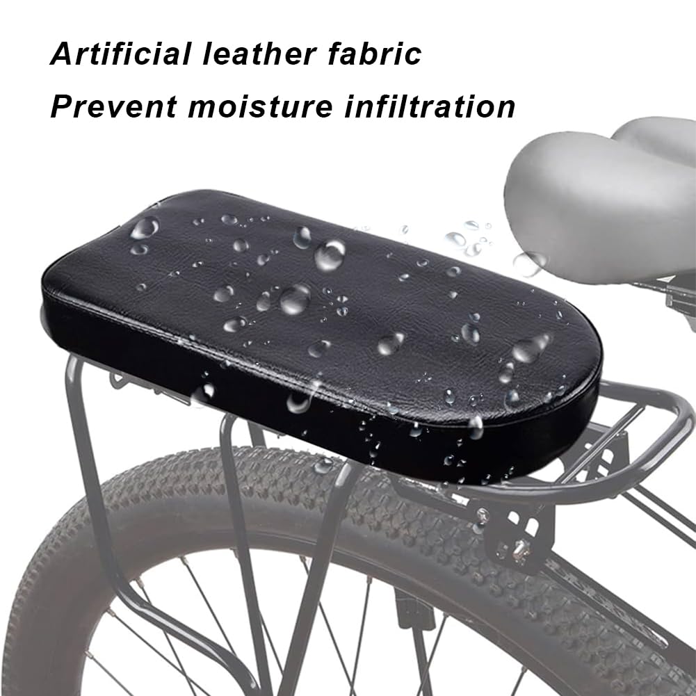 Cojín para Asiento Trasero de Bicicleta, Asiento Trasero para Bicicleta para Niños, Cojín de Asiento Trasero para Bicicleta de Montaña, para Adultos y Niños, Accesorios para Bicicleta Al Aire Libre