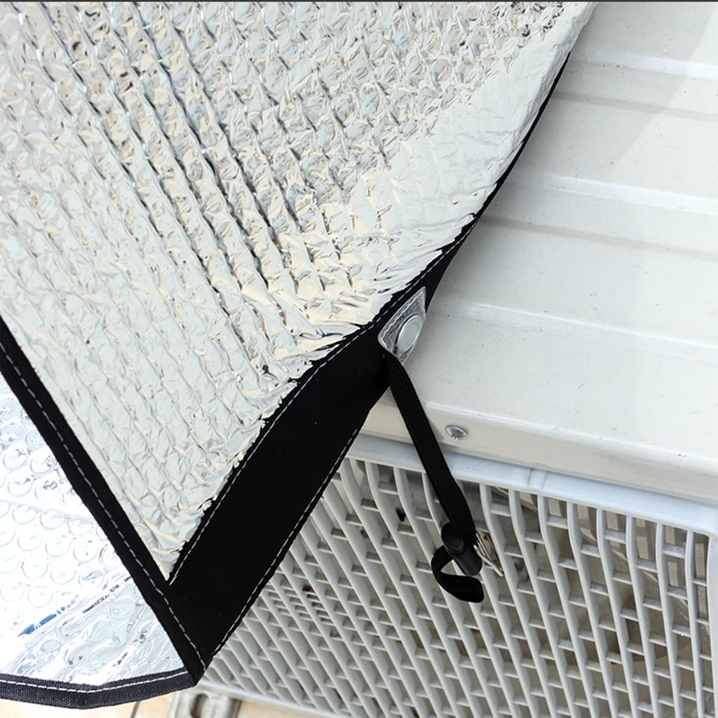 Housse De Protection Magnétique Pour Climatiseur Extérieur - 120x50 Cm - Étanche, Résistante à La Neige - Installation Facile