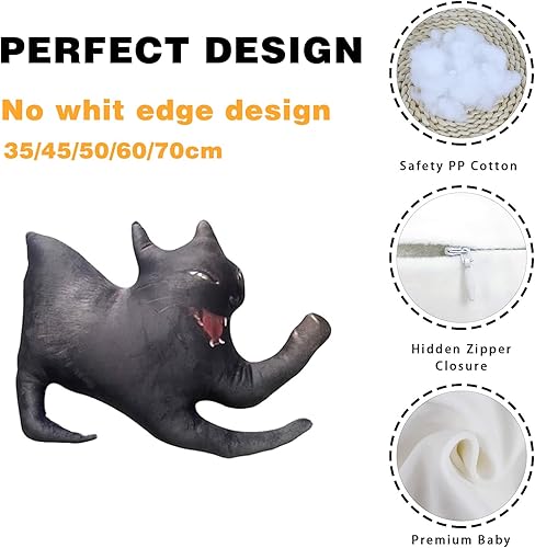 Miniatura 3 de Almohada personalizada para mascotas con foto, almohadas feas para mascotas, almohadas personalizadas para perros y gatos, sin bordes blancos,