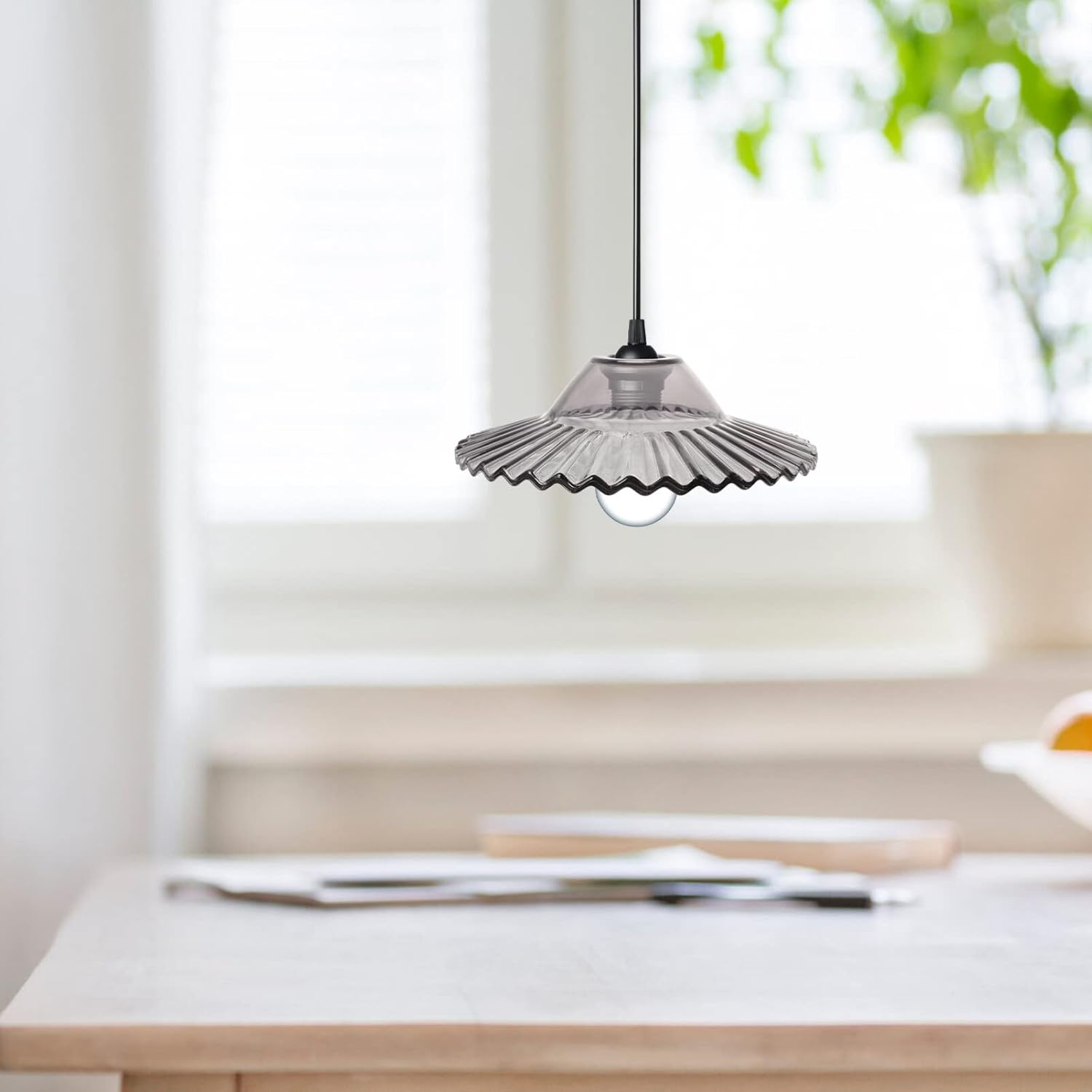 Ceiling Glass Lampshade Replacement Nordic Style Fixture for Home Elegant Glass Design Easy to Install for Living Room Bedroom and Hallway Lighting