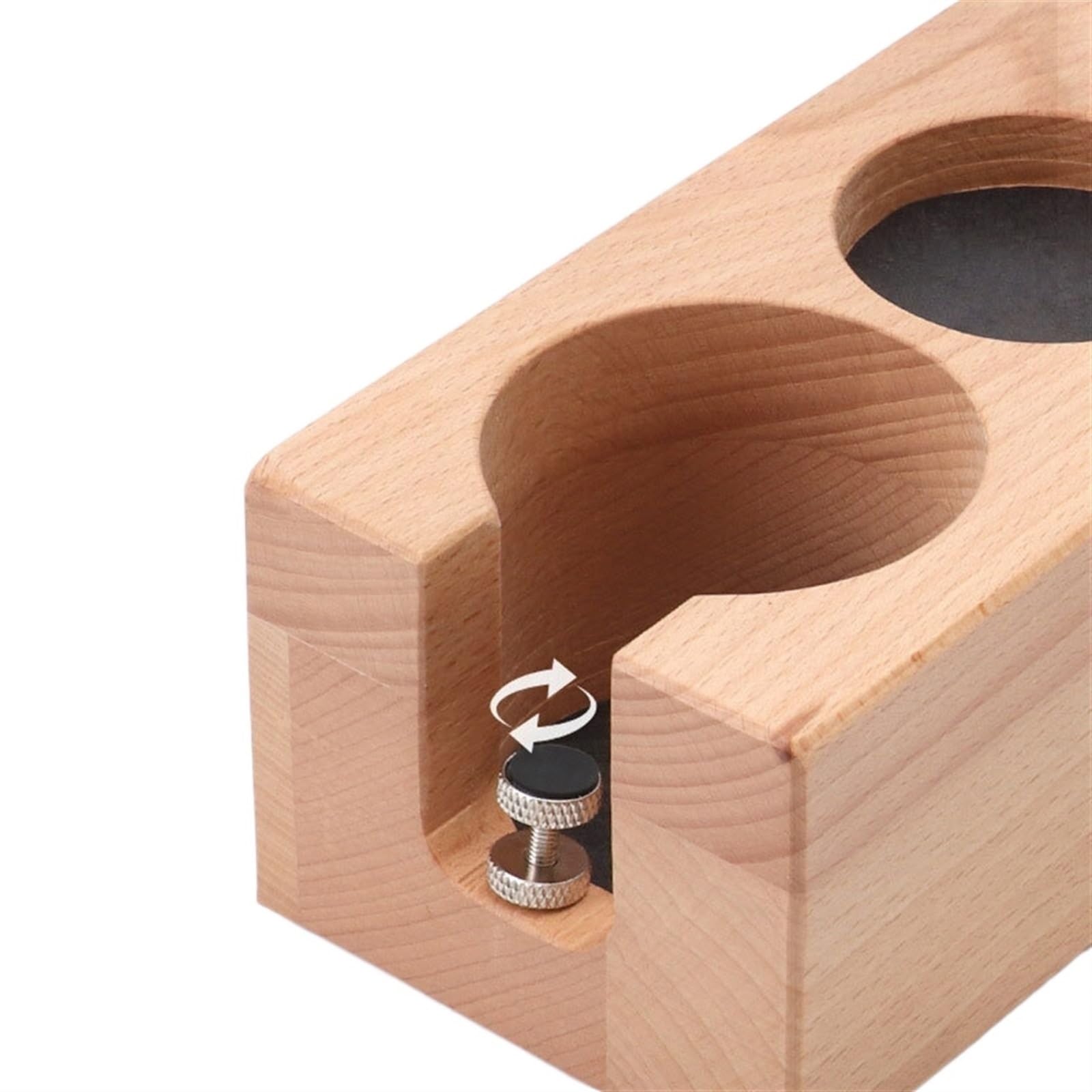 Uchwyt do ubijania kawy, podstawa podtrzymująca, akcesoria do ekspresów do kawy Espresso Tamper Mat Station do ekspresu do kawy w restauracji Barista (Color : 51-54mm)