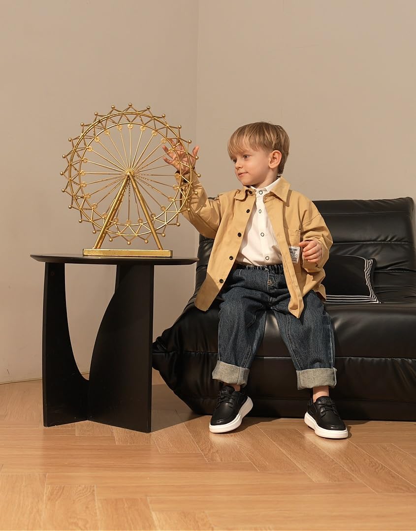 GINNI Boys Dress Shoes Slip On Boat Shoes Lightweight Loafers Casual Comfortable School Shoes for Toddler/Little Kid/Big Kid - Image 3