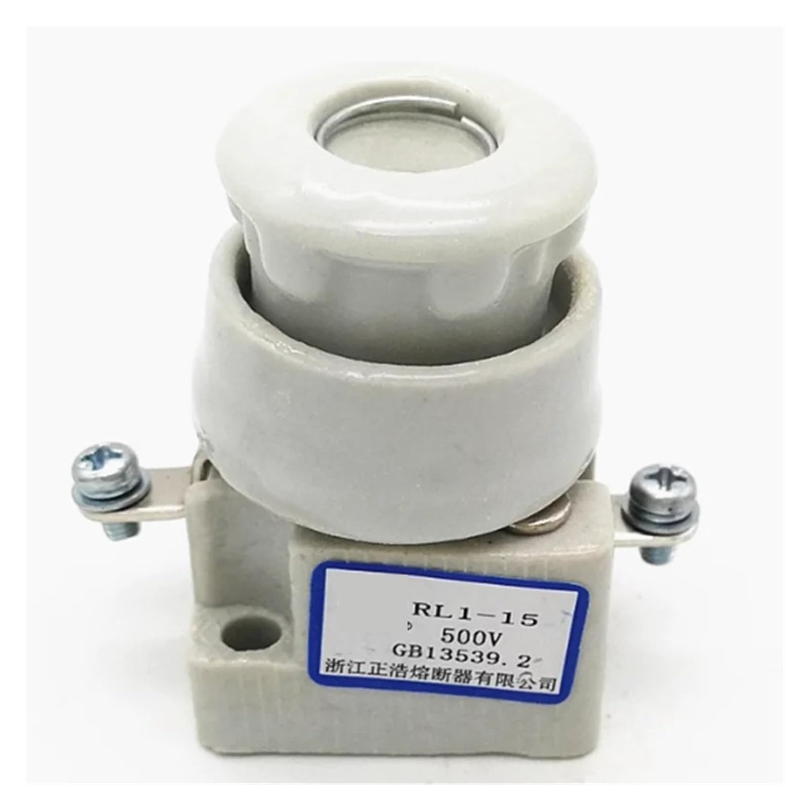 Fusible RLS1 RL1-15 15A avec base cartouche cylindrique pour protection tableau electrique