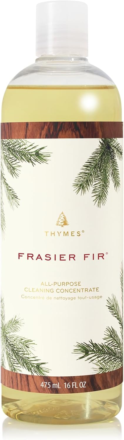 Thymes Heritage All Purpose Cleaner Concentrate - Frasier Fir Scented Household Cleaning Supplies - Pine Scented Household Scrub for Countertops, Bathtubs, Ovens, Sinks, Biodegradable (16 fl oz)