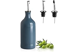 Sweejar Olive Oil Dispenser Bottle (Fog Blue): Protect Oils and Enhance Your Kitchen Aesthetics