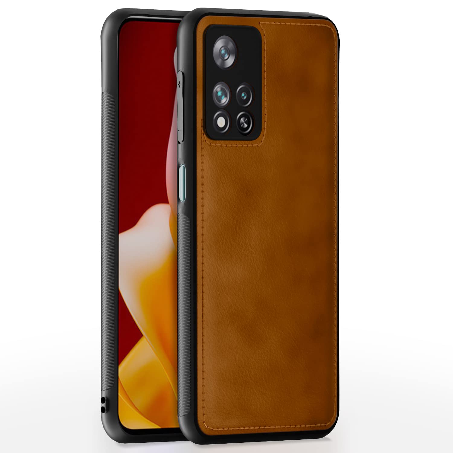 Pikkme Mi 11i 5G / Mi 11i Hypercharge Back Cover | Flexible Pu Leather | Full Camera Protection | Raised Edges | Super Soft-Touch | Bumper Case for Mi 11i 5G / Mi 11i Hypercharge (Brown) (B0BVHRPGWJ) Amazon Price History, Amazon Price Tracker