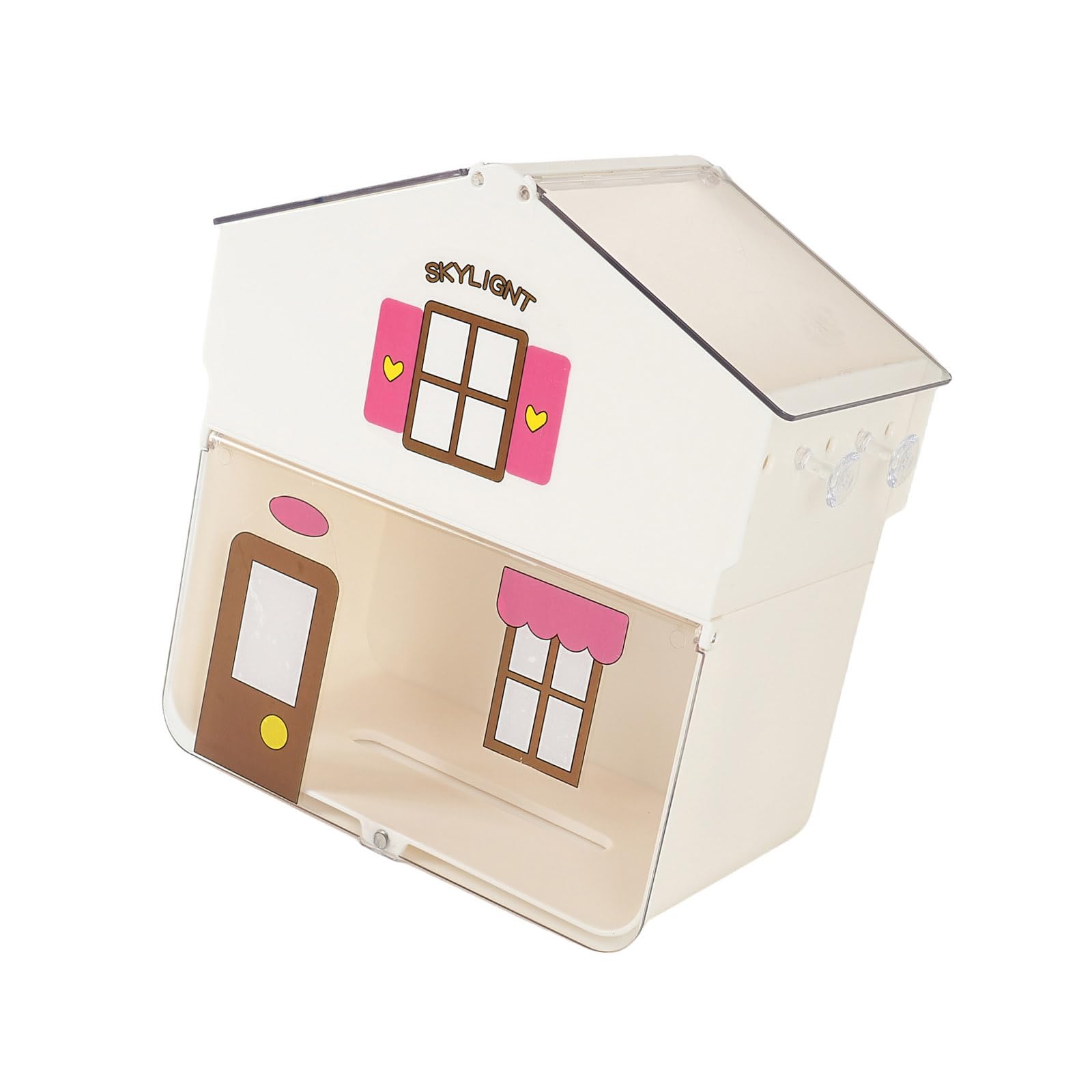 Buxuaaaa Space Saving Bathroom Accessory Tissue Box Case with Storage Area Dispenser for Paper Towels Bathroom Planner