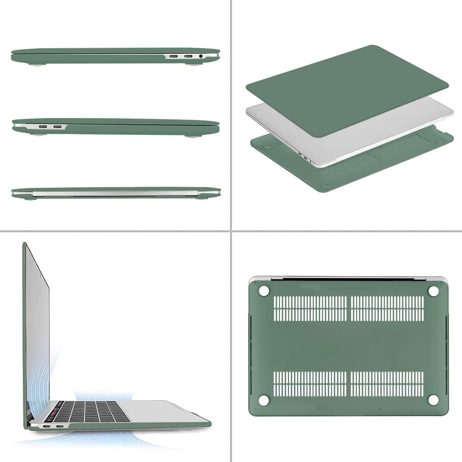 MOSISO Custodia Per IPad Pro 13'' M4 2024 (7a Gen) - Modelli A2925 A2926 A3007, Guscio Rigido Trasparente Con Portamatite, Supporto Magnetico, Nero