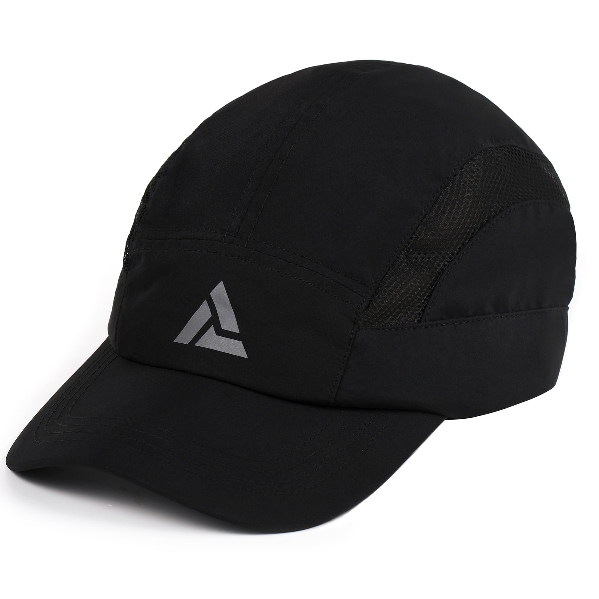 Unisex Sports Cap for Men and Women, Lightweight, Breathable Baseball Cap for Outdoor, Gym, Running, Training, 100% Polyester, Black, Pack of 1-image-13