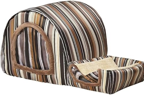 Rutexc ドッグハウス、秋冬向けペットハウス ポータブル 柔らかく保温 全密閉 室内用 犬・猫対応 四季対応 ふわふわ 屋根付 ファッショナブル 洗浄可能 折り畳み・着脱・水洗可能 ペット用品 洗浄容易 多シーン対応、お気軽にご購入ください。