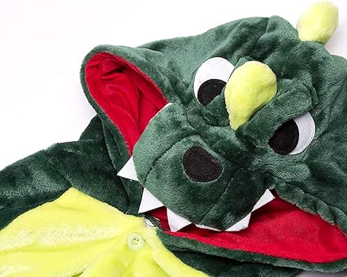 Miniatura 5 de Seawhisper Disfraz de dinosaurio para niños, disfraz de animal de Halloween para niño y niña