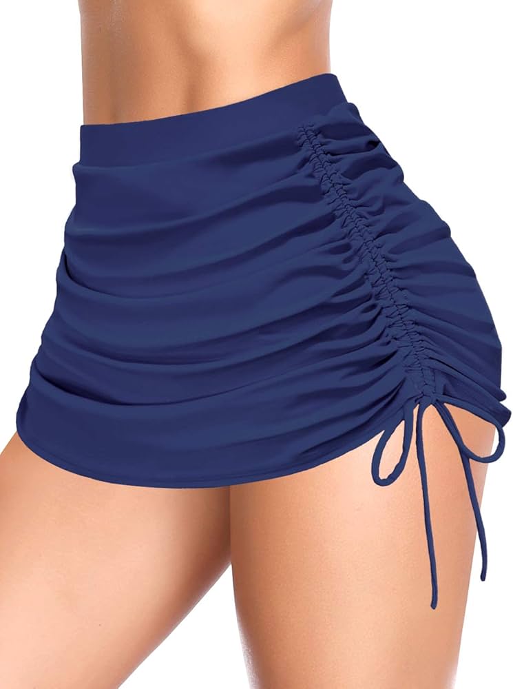 the ruched swim skirt