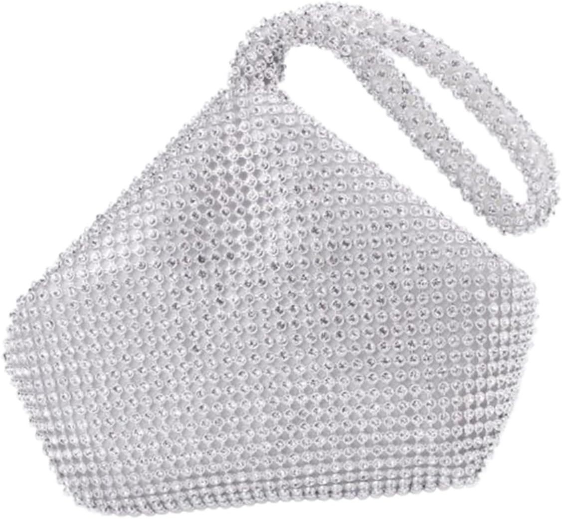 NOLITOY Handbag Rhinestone Clutch Phone Bag for Women Change Purse for Parties Shopping