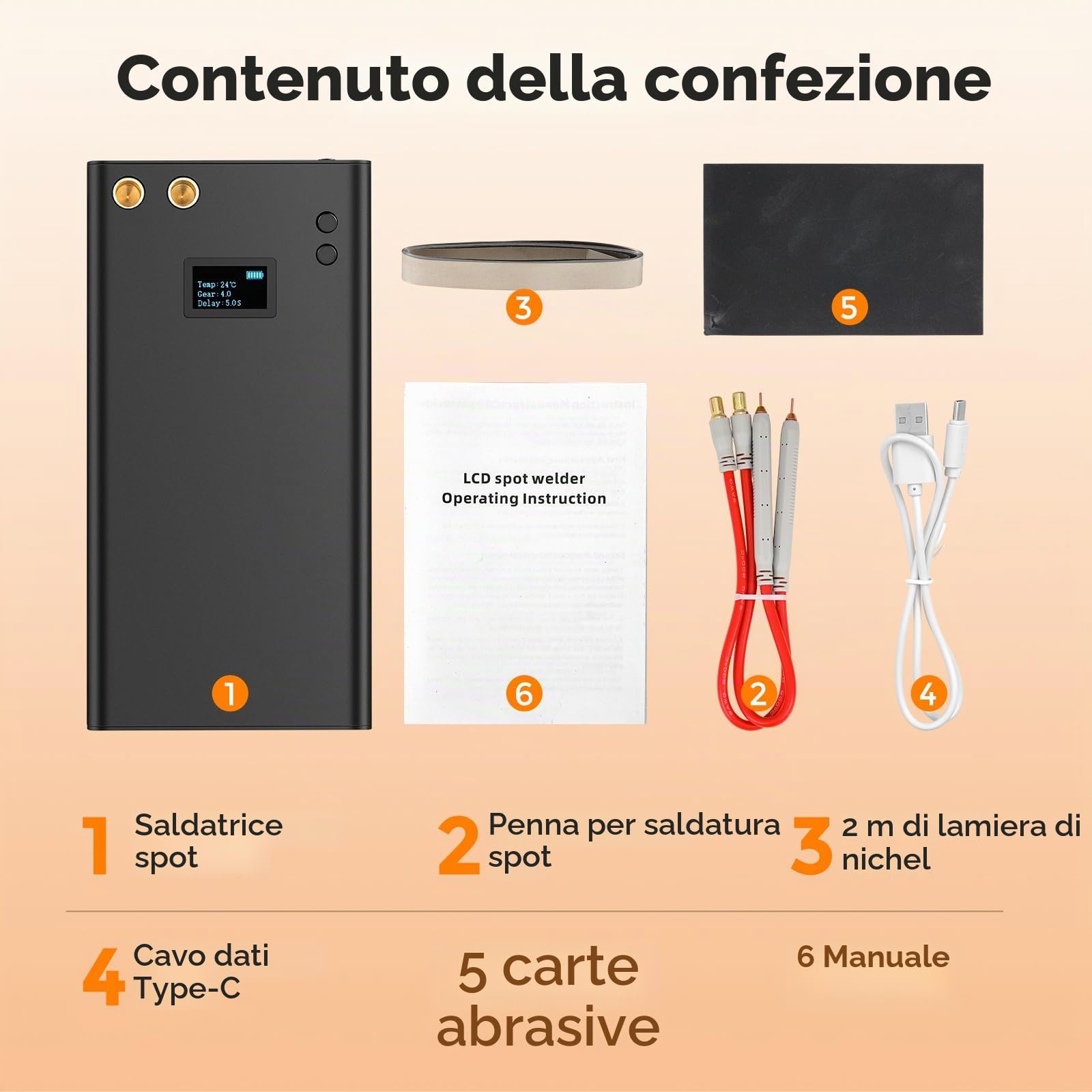 Bonvoisin Saldatore a Punti, con 11000mAh Batteria Ricaricabile, 70 Marce Regolabili, per Strisce di Ferro/Acciaio Inossidabile/Nickel da 0,1-0,3mm, con Penna per Saldatura da 40cm (EU)