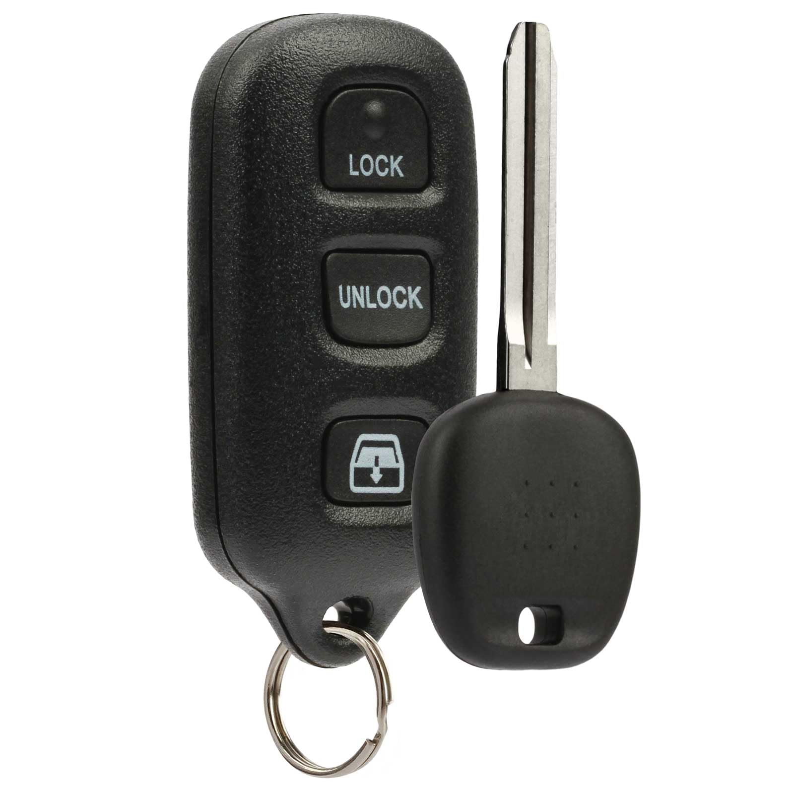 Keyless Entry Remote Fob + Ignition Key fits 2003-2008 Toyota 4Runner + Sequoia (HYQ12BBX 4C)