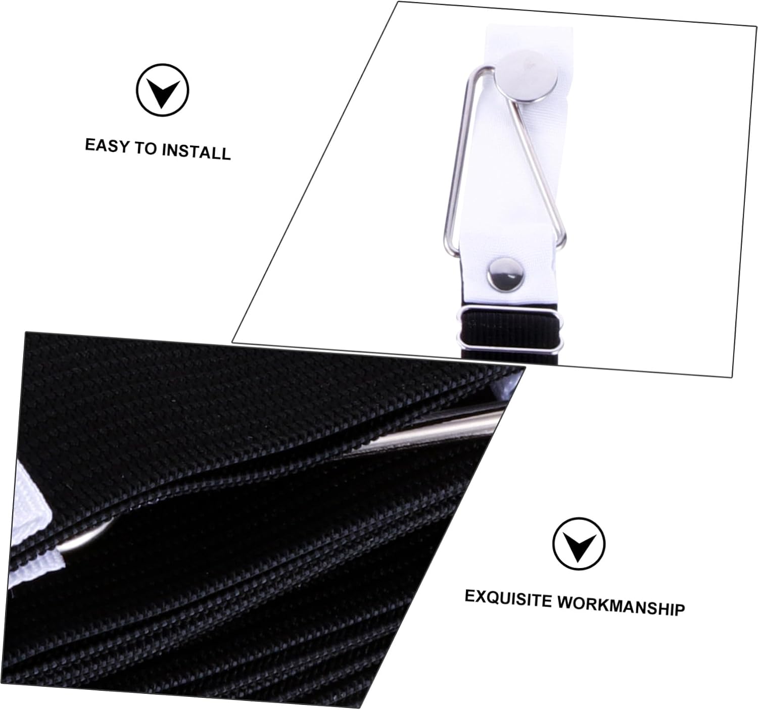 Adjustable Quilt Fixator Clips 4pcs Black Anti-Skid Bed Sheet Fasteners Fitted Sheet Holders for Mattress Bedding Accessories