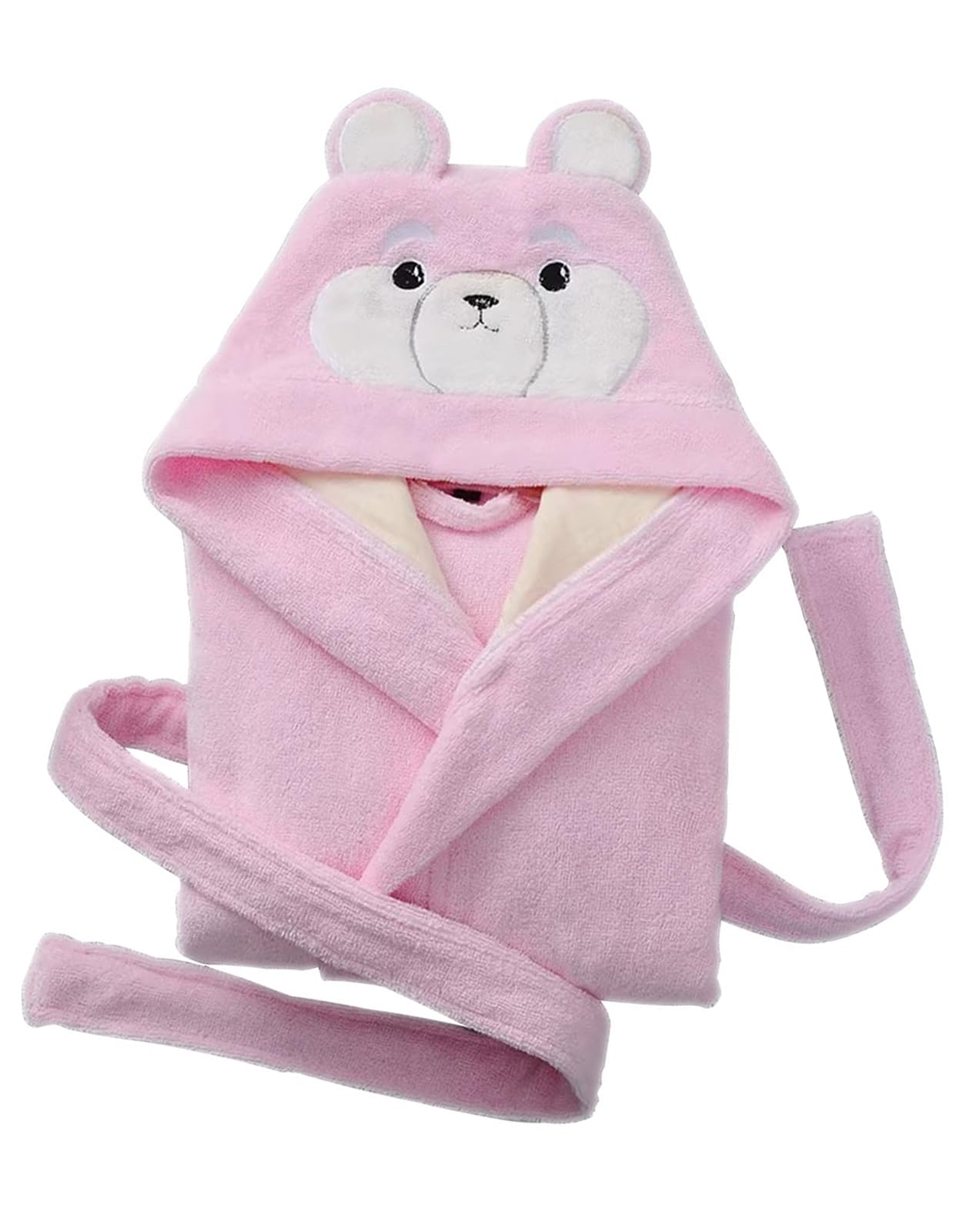 HAIUWOER Boys&Girls Kids Robe Soft Towel Absorbent Hooded Toddler Bathrobe Cloth 100% Cotton Robes Spa Sleepwear for Gifts