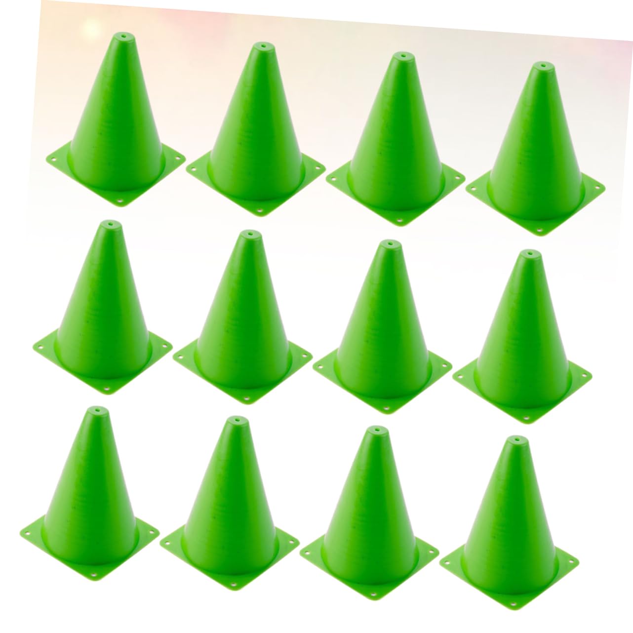 Garneck 12 Pcs Football Training Cones Soccer Training Mini Traffic Cones for Sports Games Basketball Boys and Girls Adults Outdoor Activities