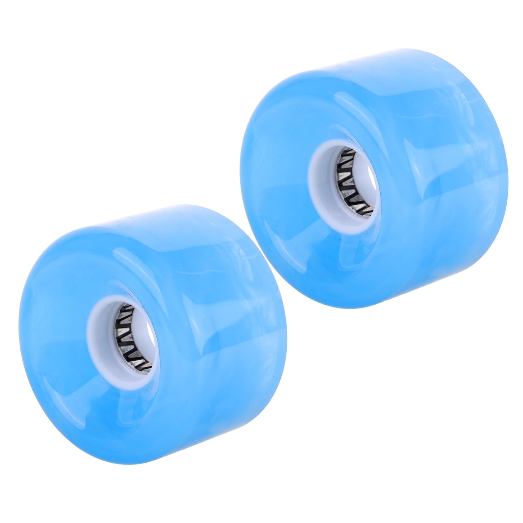 BESPORTBLE S Prácticas Ruedas De Skate Rueda De Longboard Patineta Rueda Grande Camiones De Skate Llantas Ruedas De Diseño De Rodamientos Reemplazos De Ruedas PU Sky-Blue