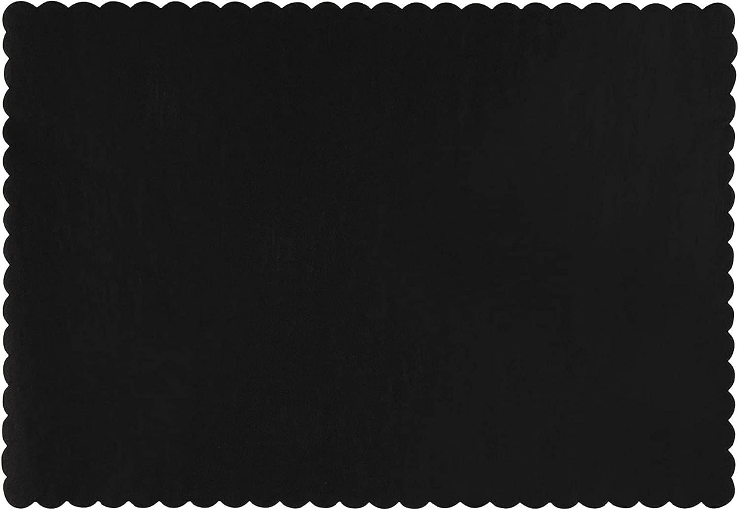 100Pack Paper Placemats Black Bulk Disposable Placemats, Colored