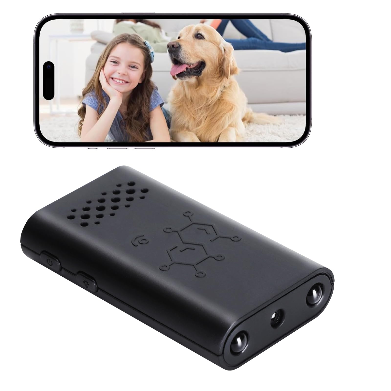 Yunir Small Camera 1080P HD Night Vision Motion Detection Mini Hidden Security Camera with Built in Microphone for