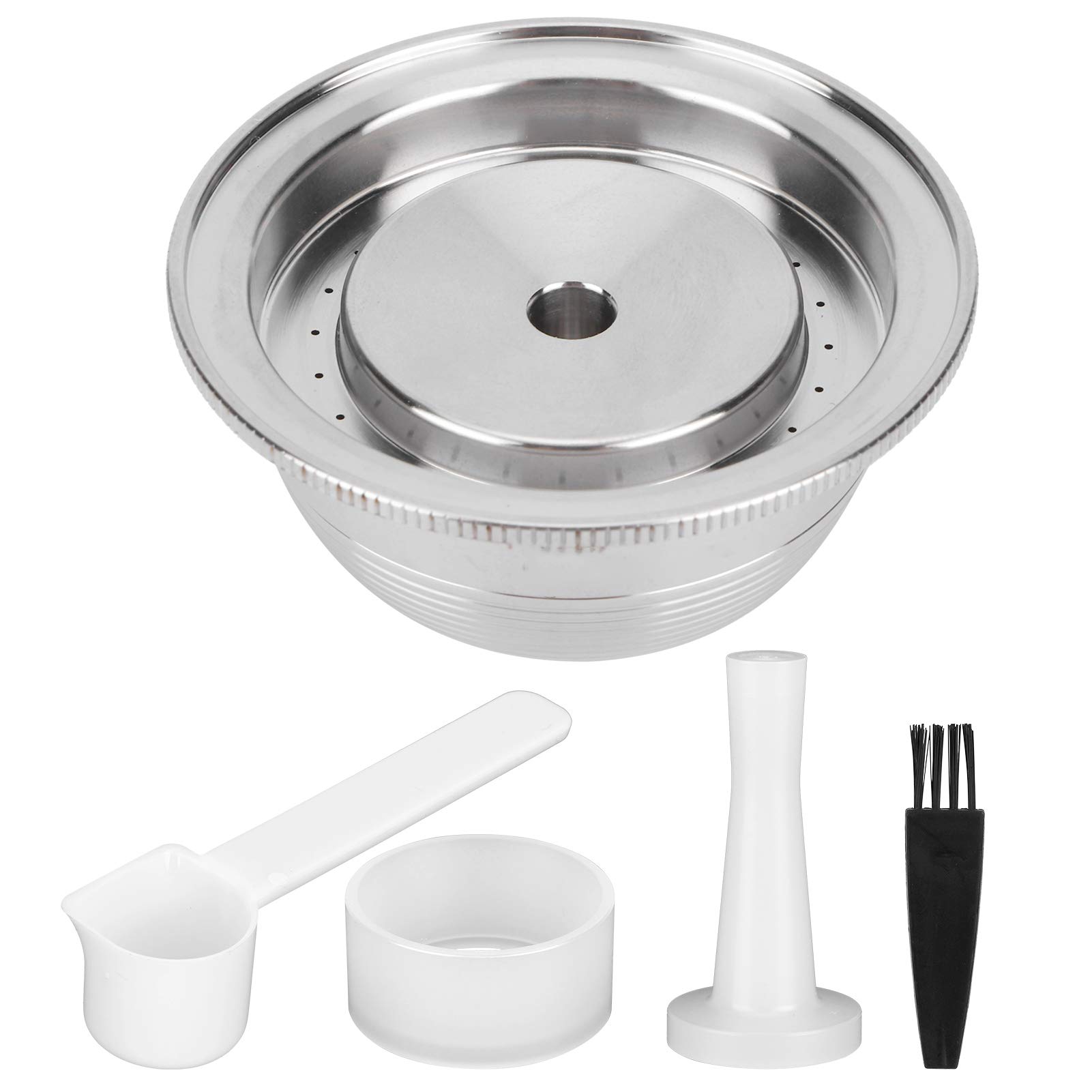 Set de Cápsulas de Café Filtro Reutilizable de Acero Inoxidable para Plus 70ml Kit de 5 Piezas