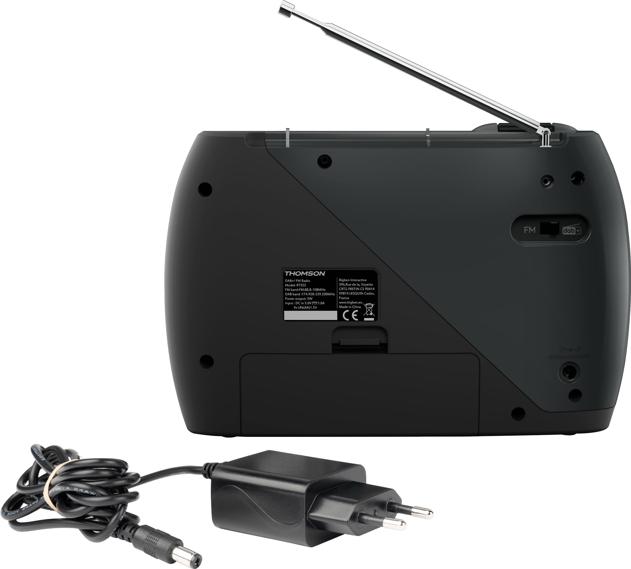 Radio Portable Dab et FM RT350 Dab Thomson (RT350DAB)