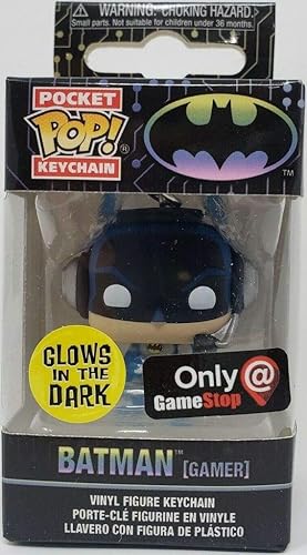 Funko Pocket Pop! Llavero Batman (Gamer) brilla en la oscuridad exclusivo