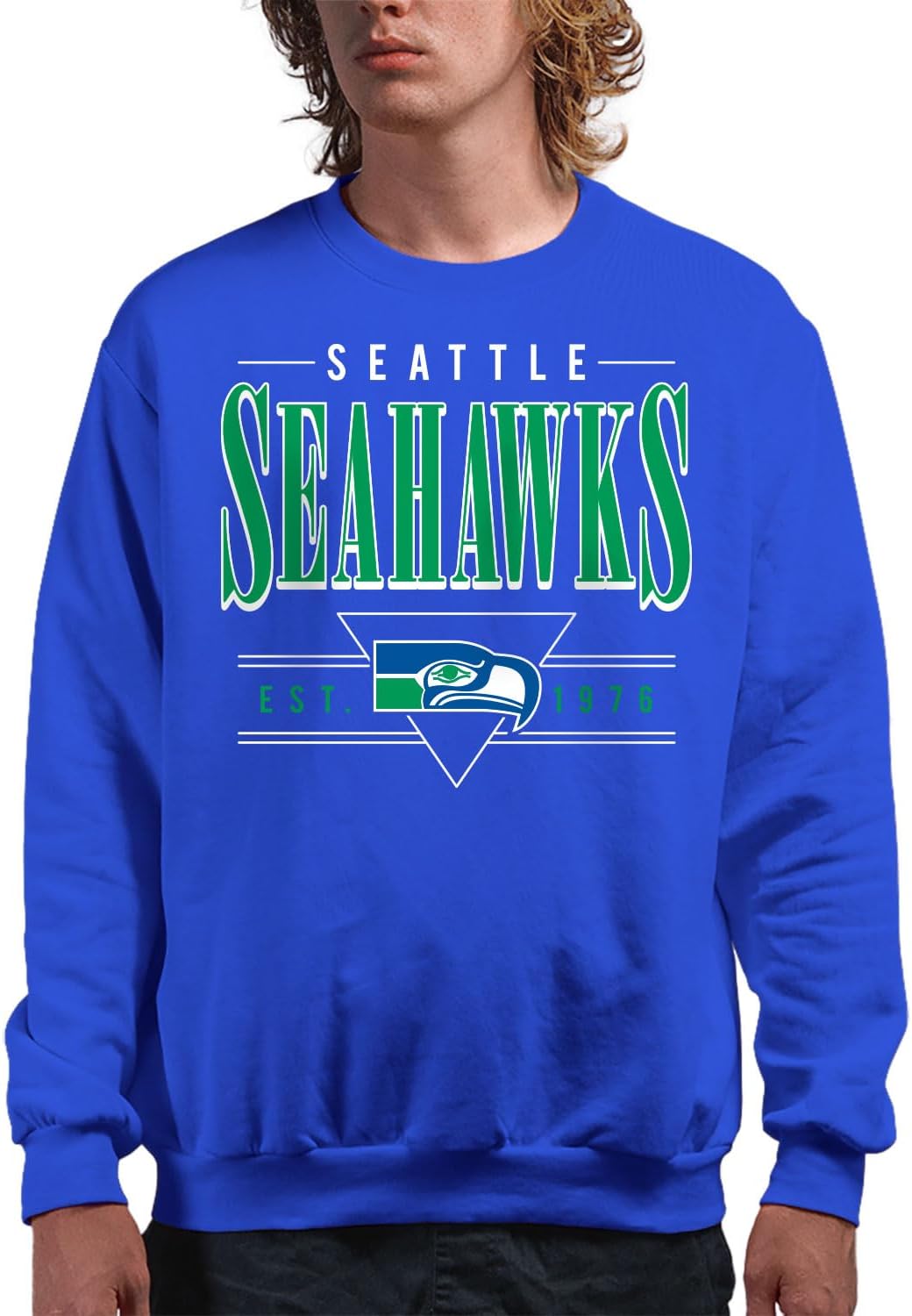 Junk Food x NFL - Established Retro - Officially Licensed Adult Crew Fleece for Men & Women