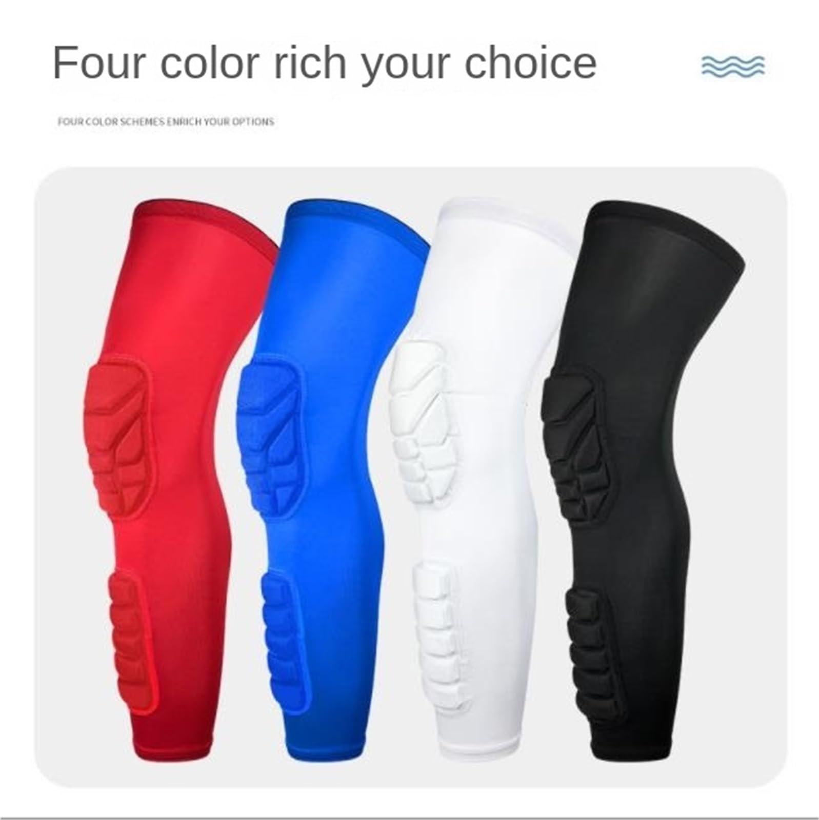 Riutilizzabile Ginocchiera Ginocchiera for Polpaccio, Protezione for Imbottitura, Ginocchiera Imbottita for Compressione Sportiva Stabilizzante Supporto Ginocchio(Black,M)