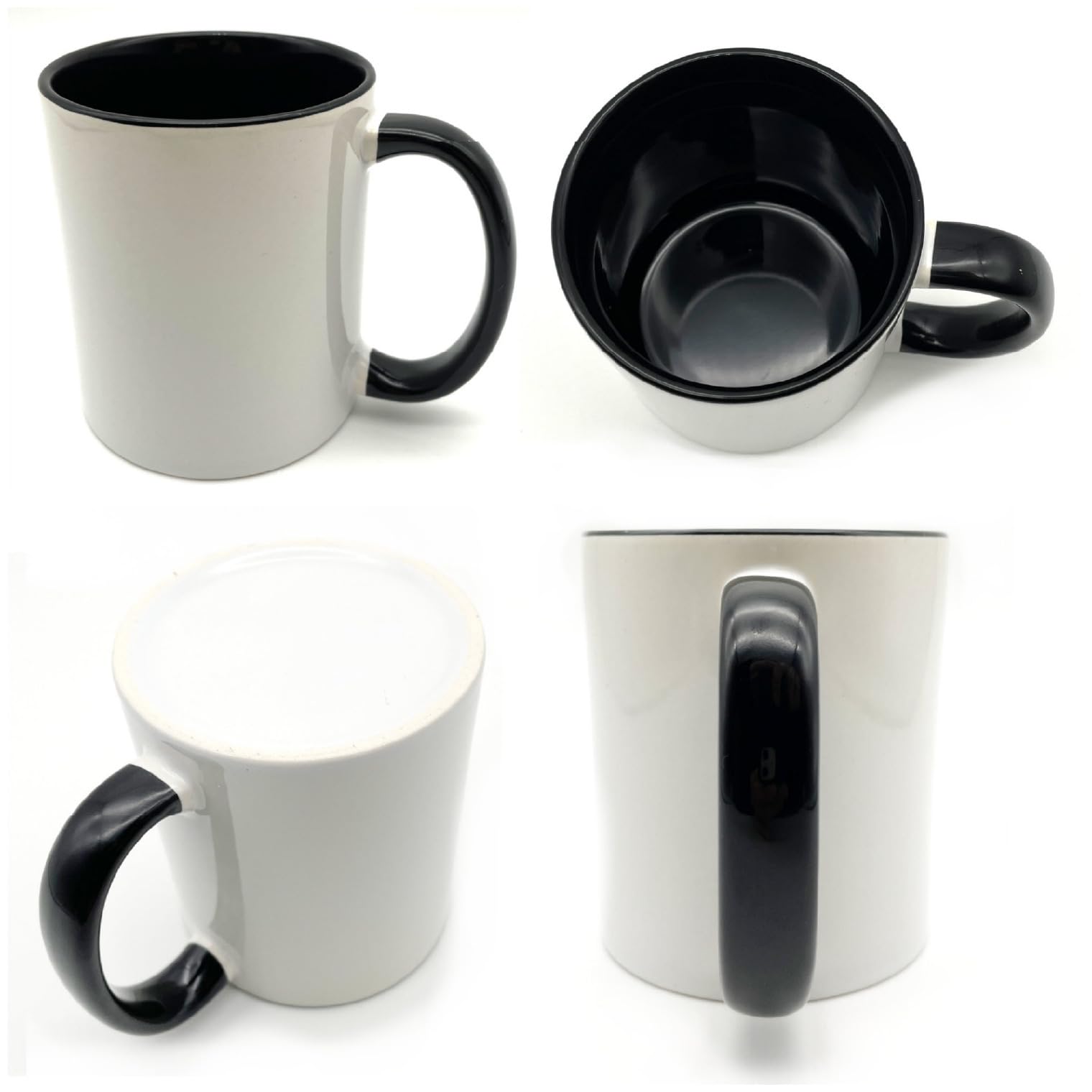 Samunshi® Ich denke an mein Depot Tasse Kaffeetasse Teetasse Kaffeepott Kaffeebecher Becher 300ml schwarz Küche, Haushalt & Wohnen
