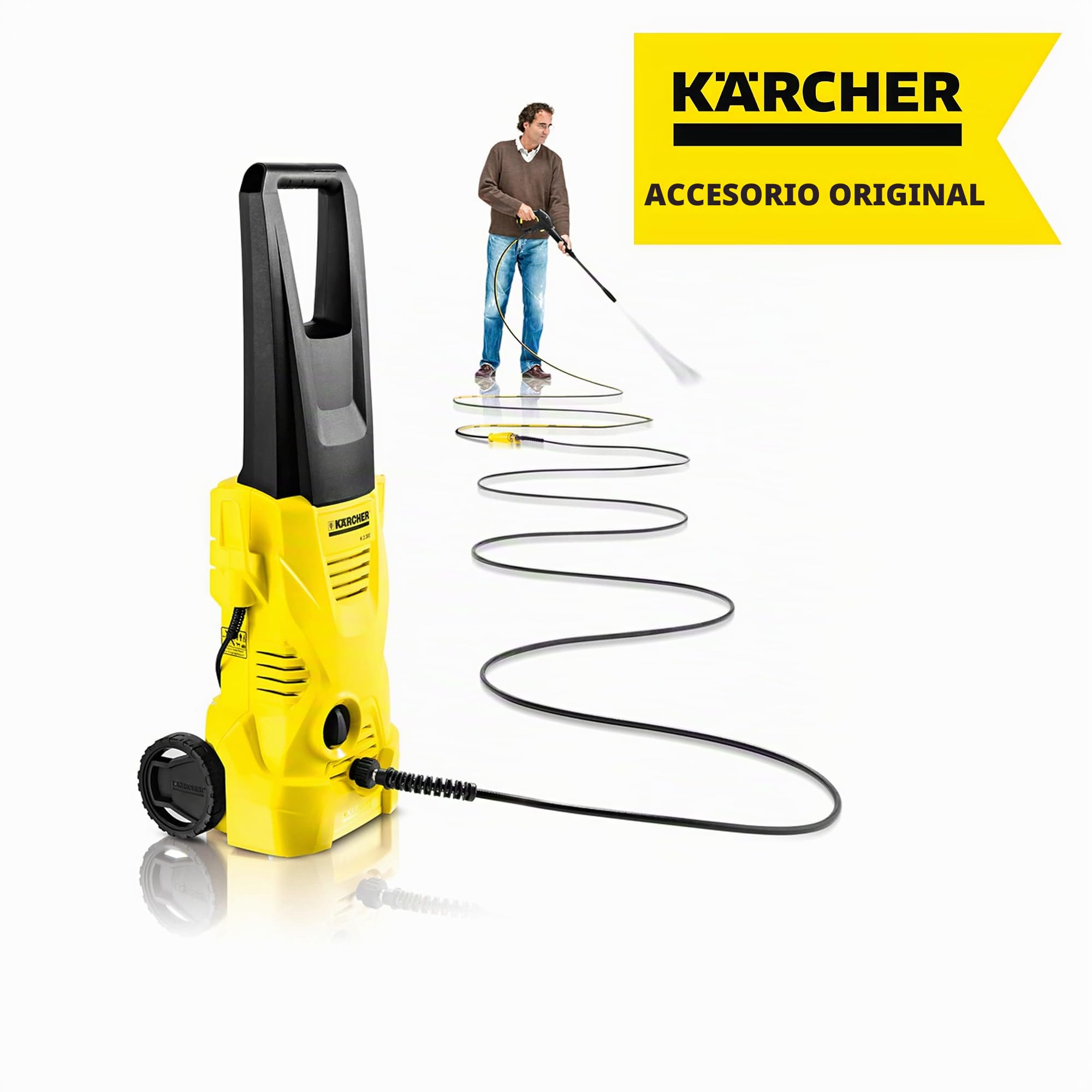 Kärcher H 9 Q - Manguera de alta presión quick y connect para hidrolimpiadoras (9 m)