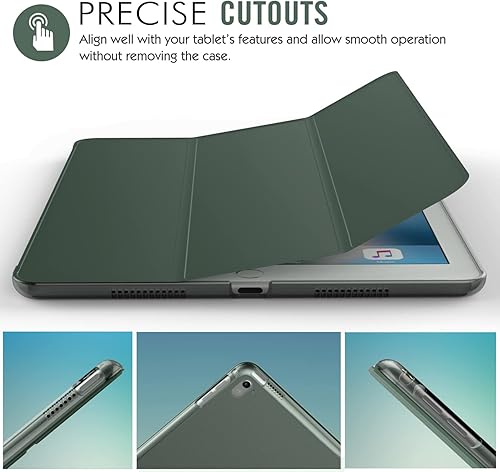 Miniatura 4 de MoKo Case Fit Apple iPad Pro 9.7 pulgadas 2016 Release Tablet (A1673A1674A1675) - Funda de soporte inteligente delgada y ligera con protector