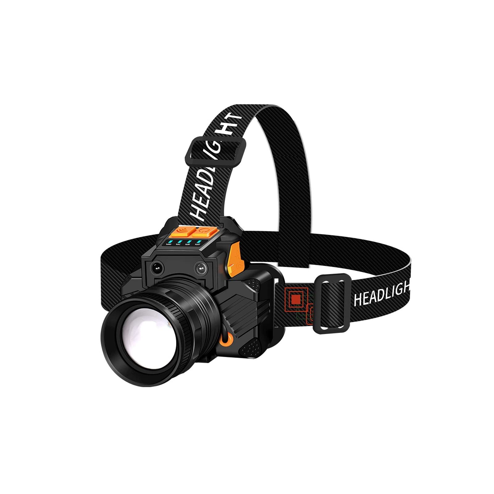 Latarka czołowa ładowalna czujnik COB czołówka zewnętrzna super jasna lampa LED latarka USB ładowalna czołówka latarka czołowa